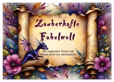 Produktbild von Zauberhafte Fabelwelt (Wandkalender 2027 DIN A3 quer), CALVENDO Monatskalender