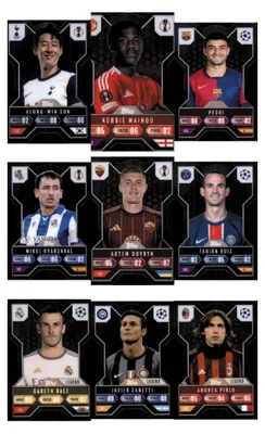 Image de Match Attax Ligue des champions 2024/25 EXTRA - Cartes à collectionner - Les 9 cartes Chrome X