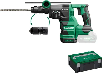 Produktbild von Hikoki Młotowiertarka 18V Dh1826Dcw2Z 3,2J Bl Hitsystem +Uchwyt 13Mm