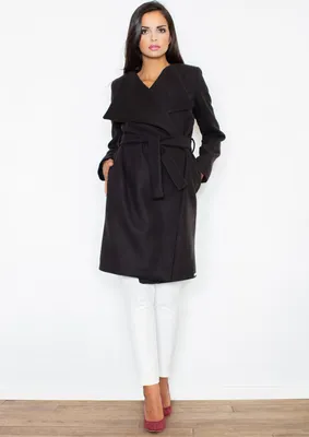 Produktbild von Figl Trenchcoat für Frauen Matindry M408 schwarz M