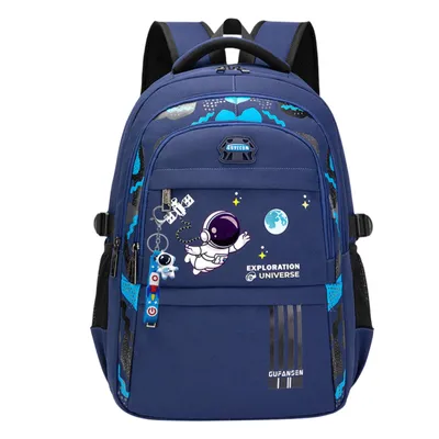 Produktbild von Astronauten Kinder-Rucksack Schulrucksack Jungen Mädchen S 41cm Wasserfest Große Kapazität Ergonomisch Für Kinder im Grundschulalter