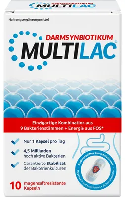 Zdjęcie produktu dla Synbiotyk jelitowy Multilac, 10 szt. KMR