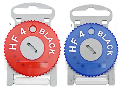 Produktbild von Hörgerätefilter 2 Stück, rot und blau, Ohrenschmalzschutz, für Hörgerät