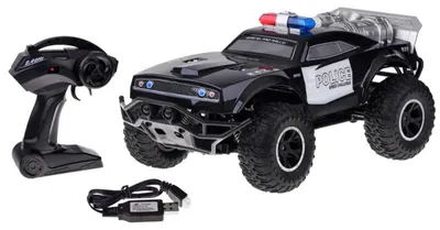 Obrázok produktu pre Veľký monster truck Polícia na diaľkové ovládanie Jokomisiada