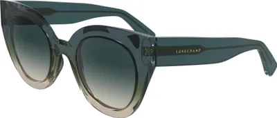 Produktbild von Longchamp LO750S Transparent gradient blue/beig 49/23/140 Damen Sonnenbrillen