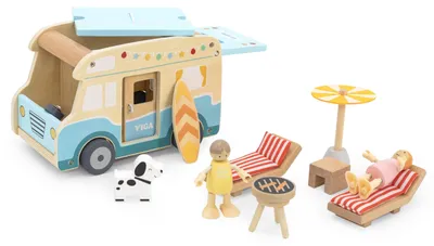 Produktbild von VIGA Camper, 3 Jahr(e), Holz, Mehrfarbig
