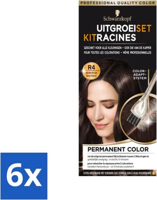 Produktbild von Schwarzkopf - Ansatzset - Dunkelbraun - Vorteilspack - 6 Stücke