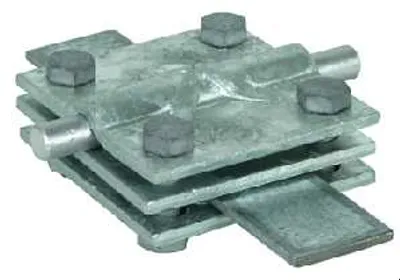 Produktbild von Dehn + Soehne Kreuzstück 321045 mit Zwischenplatte St/tZn (321045)
