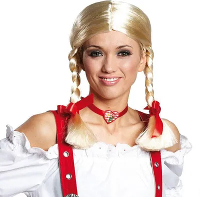 Produktbild von Gretchen Perücke hellblond Gr. STD