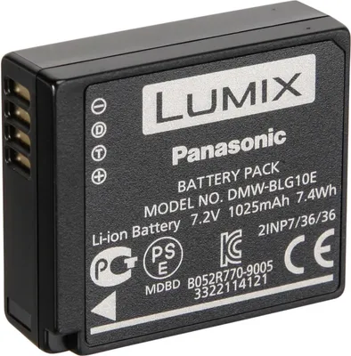 Zdjęcie produktu dla Panasonic DMW-BLG10E - Bateria - Li-Ion - 1025 mAh - Schwarz - do Lumix DC-TZ93, TZ95, TZ96, ZS200, LX100, ZS80; Lumix G DC-G100, GX9, GX9H, GX9K, GX9W