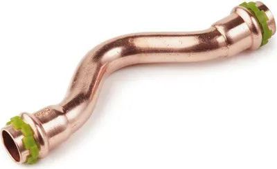 Produktbild von Kupfer Pressfitting Sudo-Press Übersprungbogen 18 mm innen/innen Kontur V DVGW