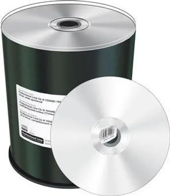 Produktbild von MediaRange Professional Line CD-R 700MB silber 100erCakebox