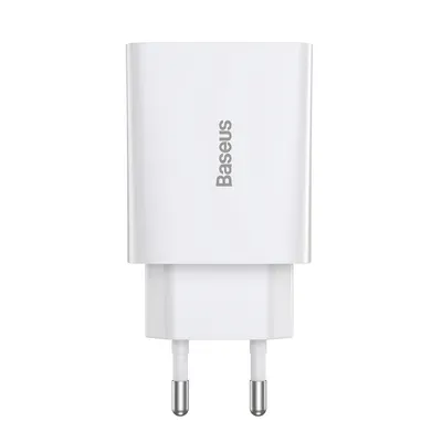 Zdjęcie produktu dla Baseus Ładowarka Sieciowa Speed Mini Pd 20W 1X Usb-C Biała