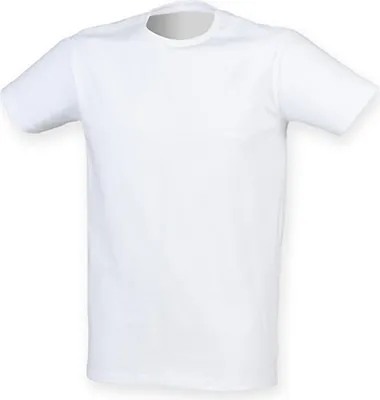 Produktbild von SF Men SF121 | Herren Feel Good Stretch T / Moderner, langer Schnitt - Farbe: White - Größe: XL