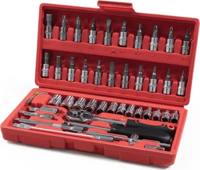 Produktbild von Steckschlüssel und Bit-Set McPower SM-90046 46-teilig