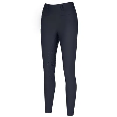 Produktbild von PIKEUR Damen Reitleggings Fullgrip Siebdruck black, Größe:34