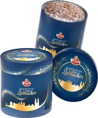 Obrázek produktu pro Wicklein jemné norimberské oplatky perníkové dárkové plechovky 200g