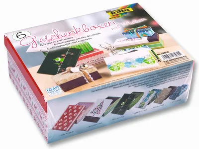 Produktbild von Folia 32602, Geschenkverpackungsbox, Mehrfarbig, Abbildung, Karton, Weihnachten, Weihnachten