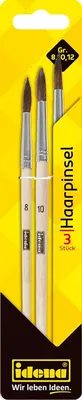 Produktbild von Happy Kidz Idena Haarpinselset 3tlg. 21403136086