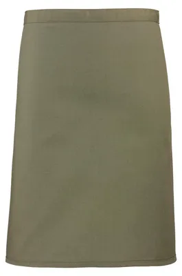 Produktbild von Premier - Herren/Damen Unisex Taillenschürze "Colours Collection" LT5647 (Einheitsgröße) (Oliv)