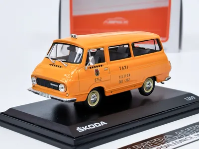 Obrázek produktu pro Škoda 1203 1974 Taxi Oranžová - 1:43 Abrex.