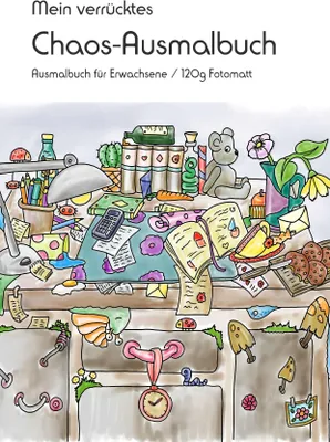 Produktbild von Mein verrücktes Chaos-Ausmalbuch