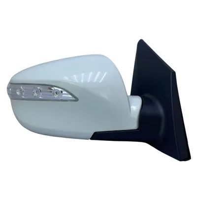 Immagine prodotto di Specchietto retrovisore esterno destro BILMAX di ricambio per Hyundai ix35 2009-2015: regolabile elettricamente, ripiegabile elettricamente, con indicatore di direzione, riscaldato, con fondo bianco