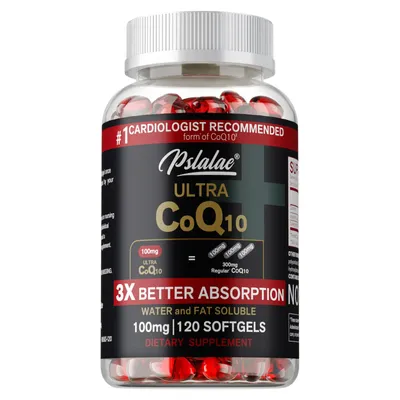 Image de Ultra CoQ10 100 mg - Vitamine E - Santé cardiaque et cardiovasculaire, soutien énergétique