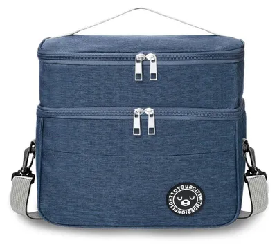 Productafbeelding van Koeltas 9.6L, opvouwbaar, dubbelwandig, blauw, model M