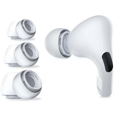 Produktbild von Ohrhrer-Ohrstpsel fr AirPods Pro 2 / Pro, Tech-Protect Ear Tips 3er-Pack, Wei