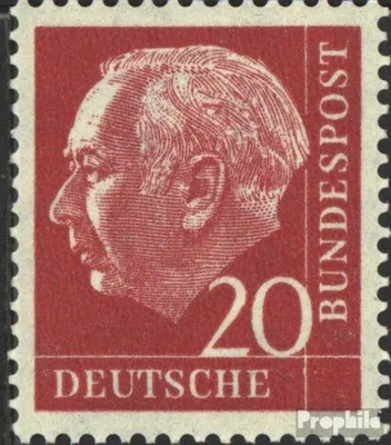 Produktbild von Briefmarken BRD (BR.Deutschland) 1960 Mi 185y Lumogen gestempelt Bundespräsident Heuss (I)