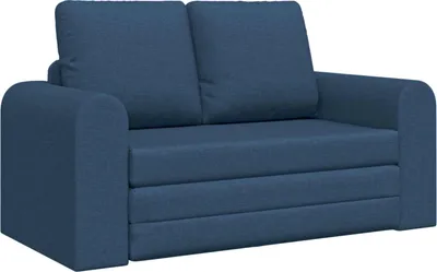 Obrázok produktu pre vidaXL Rozkladacia pohovka 60 cm modrá látka
