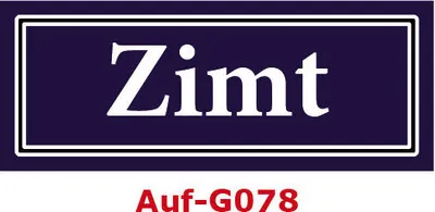 Produktbild von 2 Stück Gewürzaufkleber Zimt 40x16mm Gewürzetiketten Sticker Lebensmittel (Auf-G078)