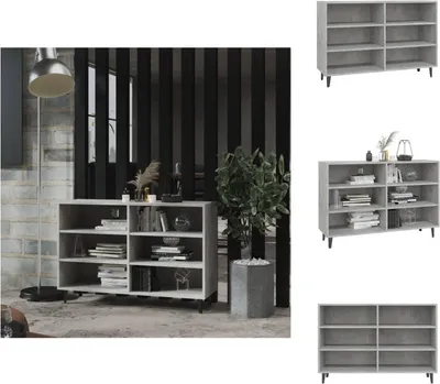 Produktbild von vidaXL Sideboard Betongrau 103,5x35x70 cm Holzwerkstoff -  Sideboards