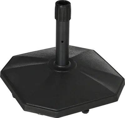 Produktbild von Outsunny Sonnenschirmständer 18kg Sonnenschirmfuß für Mastdurchmesser Ø 32/34/38 mm, Schirmständer, Zementfüllung, Schwarz 45,5 x 45,5 x 33 cm