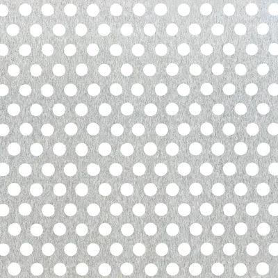 Image de Alberts 464264 tôle perforée, perforation ronde, aluminium, naturel, 600 x 1000 x 0,8 mm