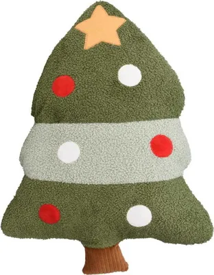 Produktbild von Dekokissen in Weihnachtsbaumform 33x13x52cm