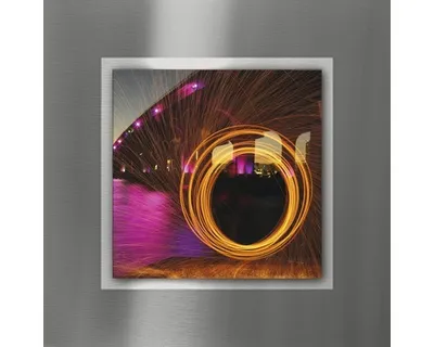Produktbild von Metallbild Colourful Circle I 50x50 cm
