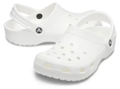 Produktbild von Crocs Classic Clog Uni – Ikonische Komfort-Clogs aus leichtem Croslite™ Material in Weiß 34-35 EU