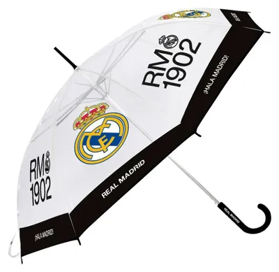 Produktbild von Arditex Real Madrid Real Madrid Automatic 54 Cm Regenschirm Durchsichtig  Kinder Durchsichtig One Size