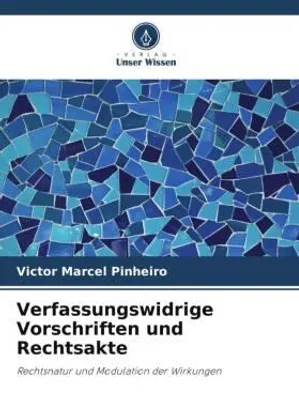 Produktbild von Verfassungswidrige Vorschriften und Rechtsakte