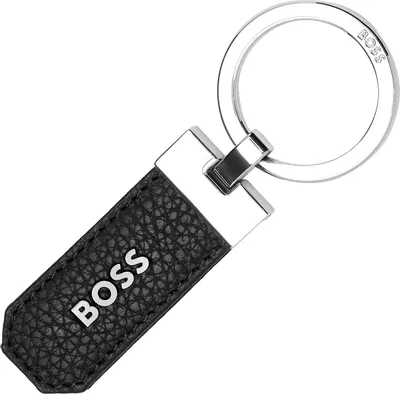 Produktbild von BOSS Schlüsselring Classic Grained Black
