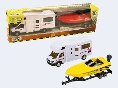 Produktbild von Happy People Motorhome-Wohnmobil mit Anhänger