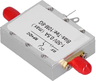 Obrázok produktu pre Bias Tee Modul Koaxiálny zdroj Nízka vložná strata RF DC Blocker Príslušenstvo 10MHz?6GHz