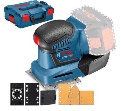 Image de Ponceuse vibrante 18V GSS 18V-10 (sans batterie ni chargeur) en coffret L-BOXX - BOSCH - 06019D0202