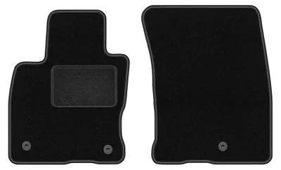 Immagine prodotto di Tappetini anteriori in moquette per Ford Kuga MK3 2019- (SUV) – 2 pezzi, neri, su misura – Wielganizator LUX