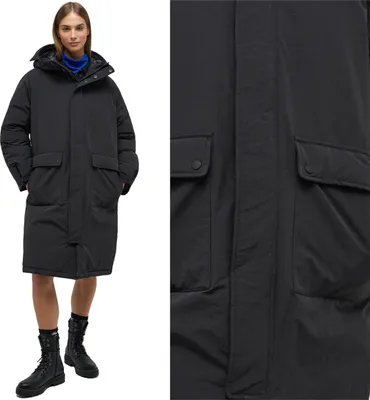 Immagine prodotto di MUSTANG donna, giacca invernale LONG PARKA, L, nero, giacca, inverno, giubbotti