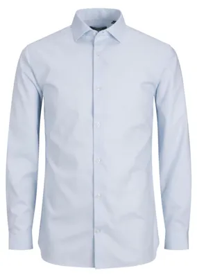 Produktbild von JACK & JONES Herren Jprblaparker Shirt L/S Noos Hemd, Cashmere Blue/Fit:Slim Fit