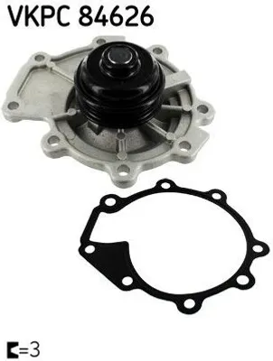 Produktbild von SKF Kühlmittelpumpe Wasserpumpe für FORD MONDEO III Kombi (BWY) VKPC 84626