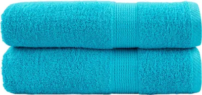 Produktbild von Premium-Handtücher SOLUND 2 Stk. Türkis 50x100 cm 600 g/m²